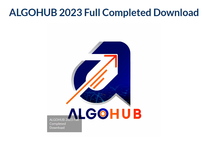 ALGOHUB 2023 Full Completed Download 2023