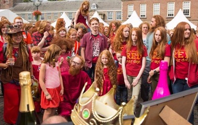 В Нидерландах собралось рекордное количество рыжеволосых людей