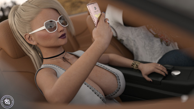Kenze86556 - Gwen's Big Date Weekend 9 - Car Ride Gloryhole 3D Porn Comic