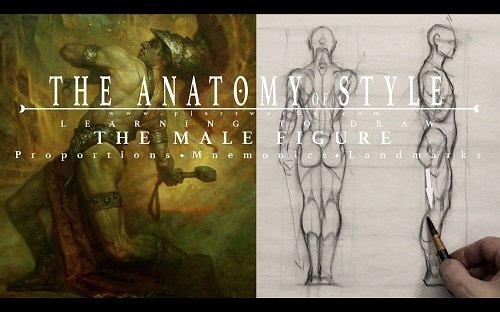 The Anatomy Of Style – Learning To Draw – The Male Figure