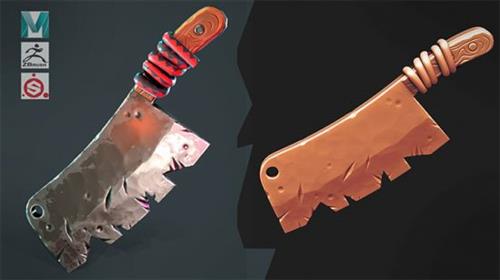 Stylized Chopping Knife – Maya, Zbrush, Substance Painter Video