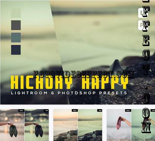 6 Hickory happy Lightroom and Photoshop Presets - PEU8JR7