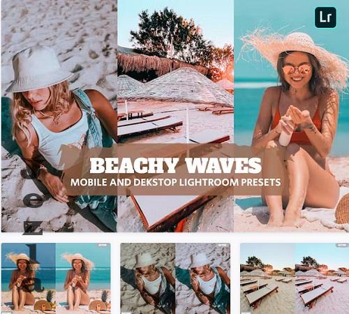 Beachy Waves Lightroom Presets Dekstop and Mobile - LLSQ4VP
