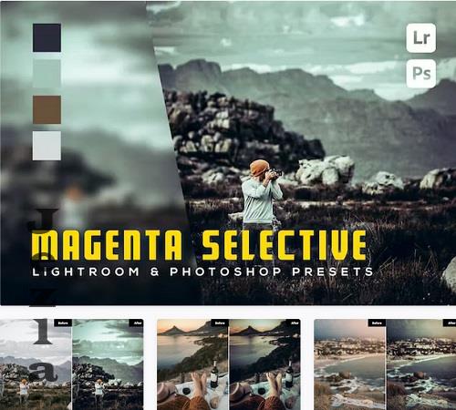 6 Magenta selective Lightroom and Photoshop Preset - XLNKJ97
