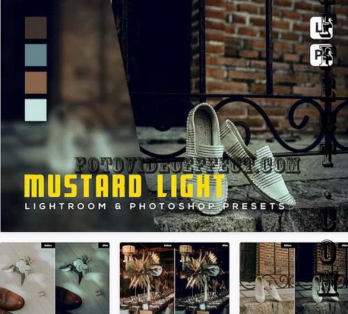 6 Mustard light Lightroom and Photoshop Presets - TG6J2F2