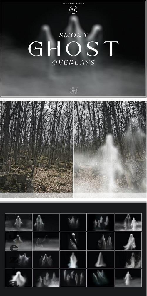 Smoky Ghost Figures Overlays - KM3XCAB