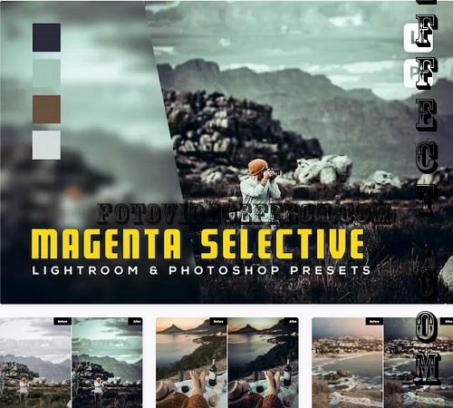 6 Magenta selective Lightroom and Photoshop Preset - XLNKJ97