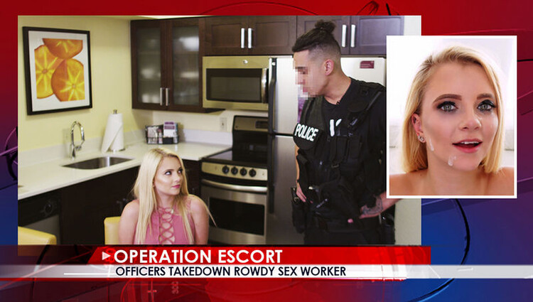 Officers Takedown Rowdy Sex Worker: Riley Star