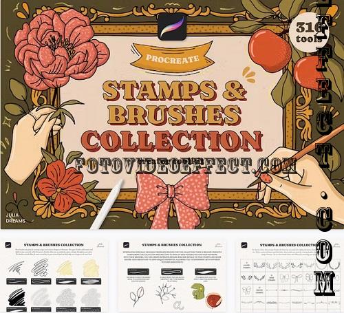 Stamps & Brushes Collection - 42148783