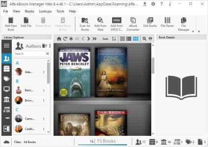 Alfa eBooks Manager Pro / Web 8.6.17.1 Multilingual Portable