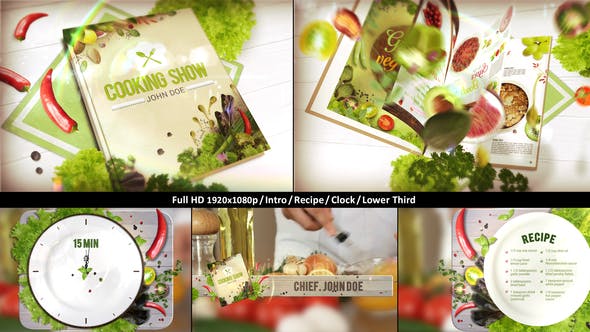 Videohive - Cooking TV Show Pack | Journal 22751769