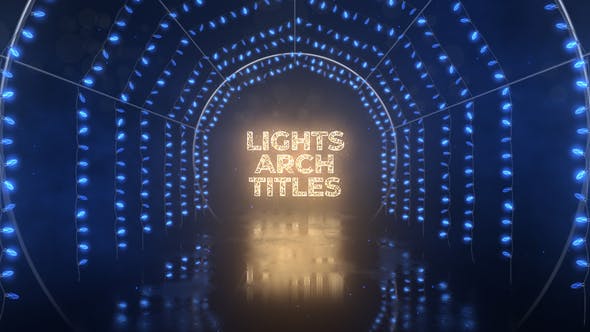 Videohive - Lights Arch Titles 47838844