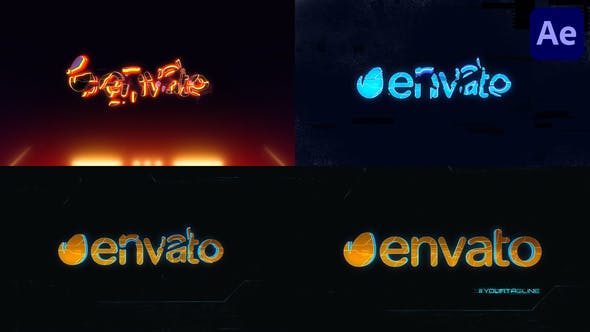 Videohive - Cyberpunk Logo Reveal for After Effects 47763113