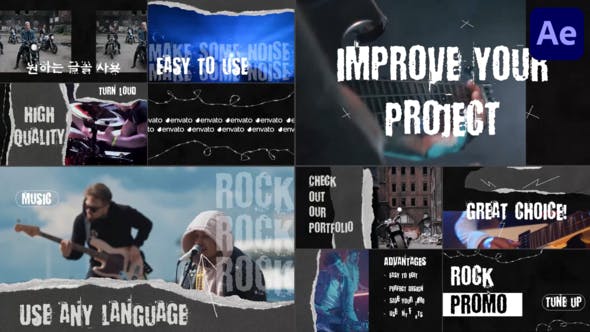 Videohive - Rock Promo for After Effects 47834661