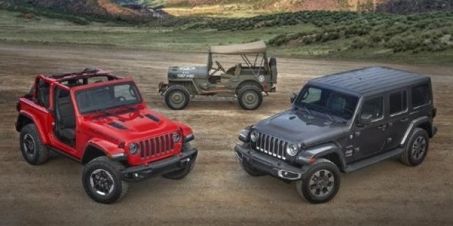 Jeep продав 5 000 000 автомобілів Wrangler