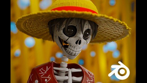 Skeleton Luffy – Character Creation For Beginners In Blender