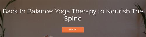 Yoga International – Back In Balance – Yoga Therapy to Nourish Your Spine
