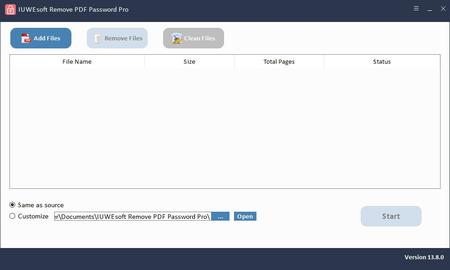 IUWEsoft Remove PDF Password Pro 13.8.0