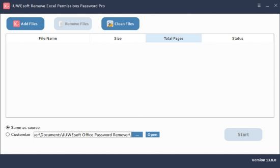 IUWEsoft Remove Excel Permissions Password Pro 13.8.0