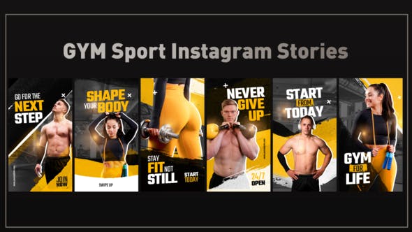 Videohive - GYM Sport Instagram Stories 47912720