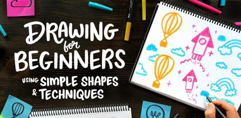 Drawing for Beginners Using Simple Shapes and Techniques