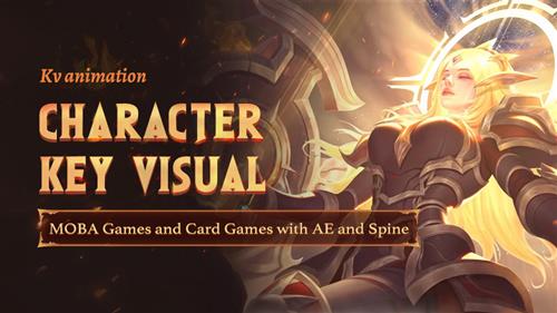 Wingfox – Character Key Visual of MOBA Games and Card Games with AE and Spine with Xiao Qi