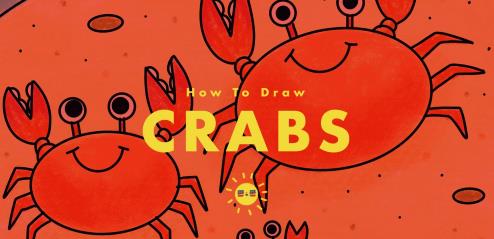 Learn to Draw Sea Animals on Procreate How to Draw Crabs