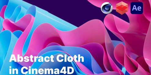 Abstract Cloth Animation in Ciema4D
