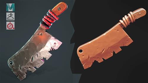 Gumroad – Stylized Chopping Knife – Maya, Zbrush, Substance Painter Video