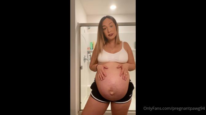 [Onlyfans.com] Pregnantpawg94 - Pregnant Try On Haul [2021 г., solo, pregnant, 1080p, SiteRip]