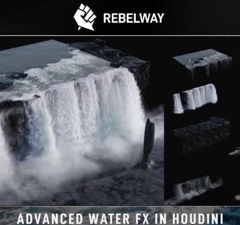 Rebelway – Advanced Water FX – Houdini tutorial