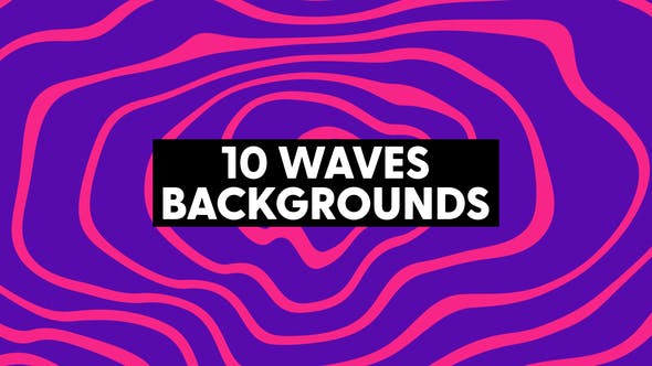 Videohive - Waves Backgrounds 47958978