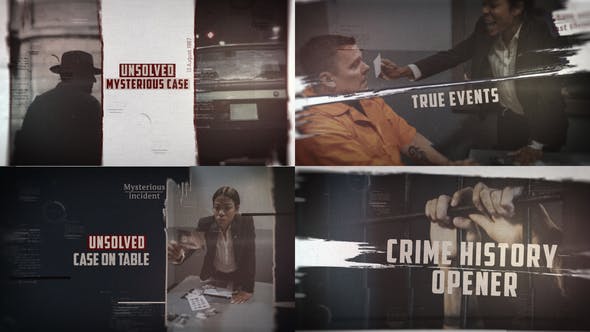 Videohive - Crime History Opener 47989882