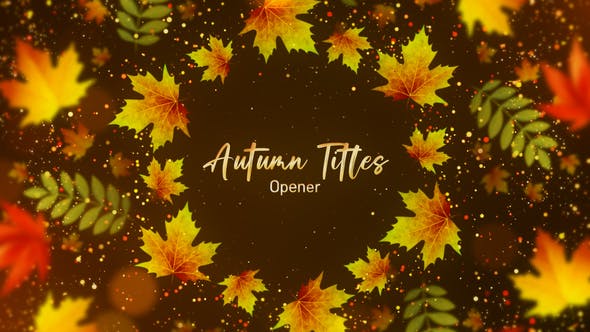 Videohive - Autumn Titles 47963965