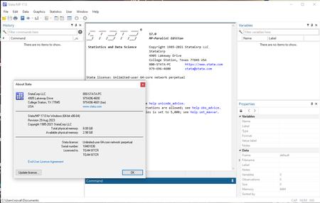 StataCorp Stata 17 (rev.29092023) Win x64