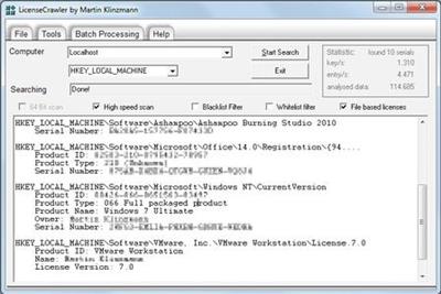 LicenseCrawler 2.9.2763 Multilingual + Portable