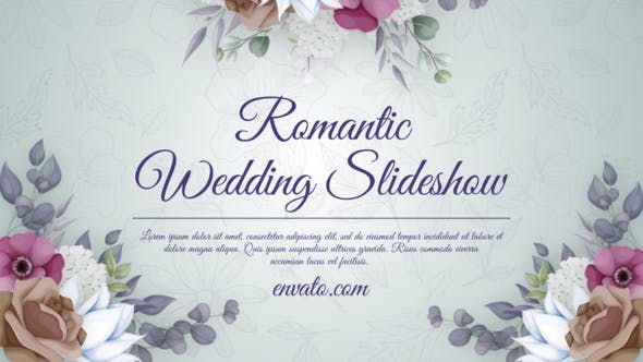 Videohive - Ink Romantc Wedding Slideshow 47935922