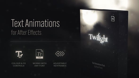 Videohive - Text Animation Presets | Twilight 47600570