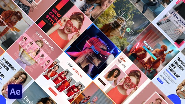 Videohive - DualColor Instagram Feed Post 47702621