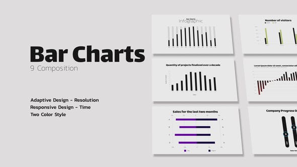 Videohive - Infographic - Bar Charts / AE 47892239