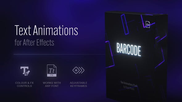 Videohive - Text Animation Presets | Barcode 47600408