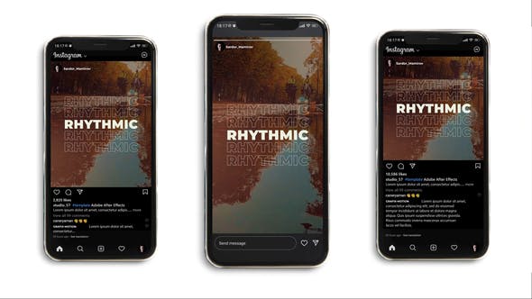 Videohive - Fast Rhythmic Typography Instagram 47800379