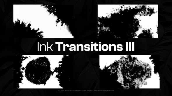 Videohive - 20 Ink Transitions III 47854026