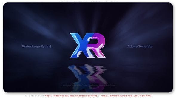 Videohive - Water Lights Logo Reveal 47539419