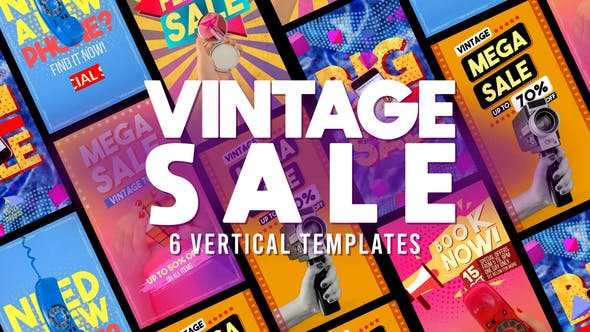 Videohive - Vintage Sales Stories 47821724