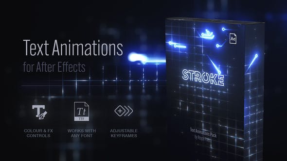 Videohive - Text Animation Presets | Stroke 47600557