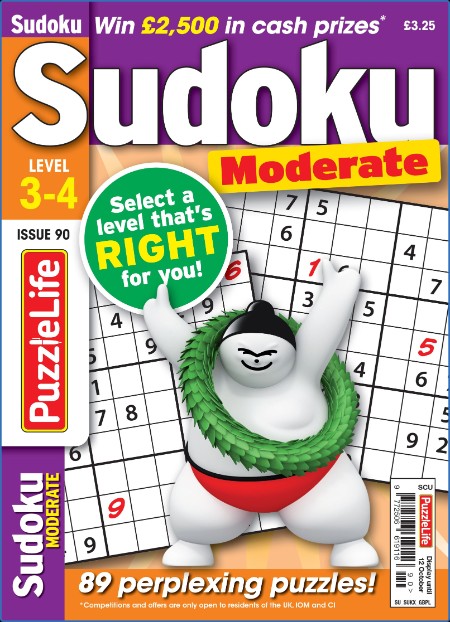 PuzzleLife Sudoku Moderate - Issue 90 - September 2023 0423c7ff771c93b27a334ddc6ca1d85a