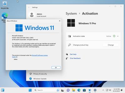 Windows 11 Pro 22H2 Build 22621.2283 (No TPM Required) Preactivated Multilingual September 2023 (x64)