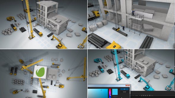 Videohive - Construction Site Tech Logo 47774573