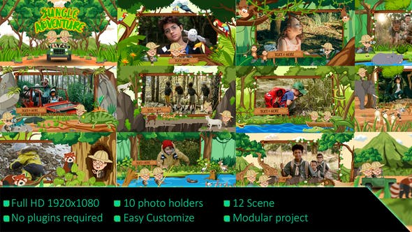 Videohive - Kids Jungle Adventure 48022905